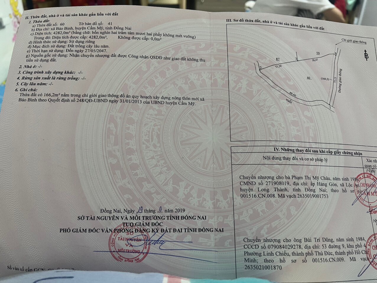 chinh chu can ban gap lo dat tai xa bao binh