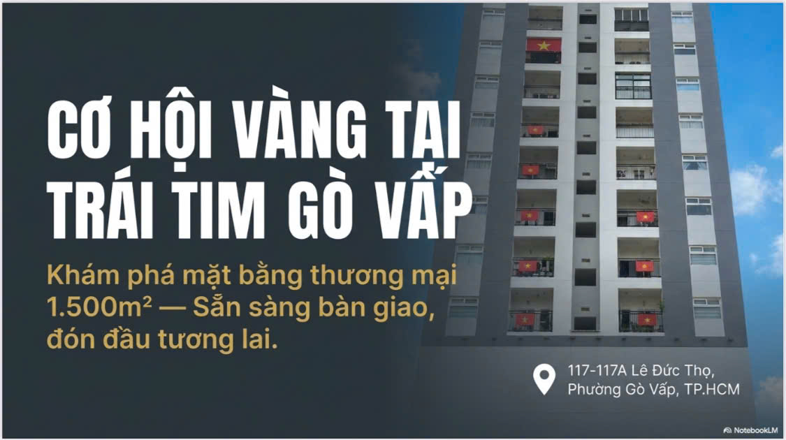 cho thue mat bang thuong mai go vap – dien tich lon 1.500m²