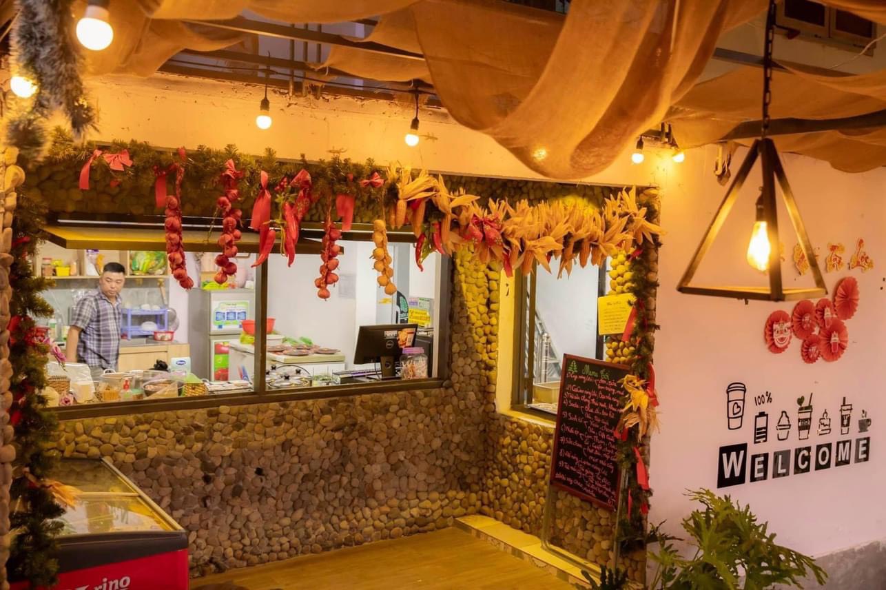 sang quan cafe rong 1900m2 + 1300m2 ruong, view ruong cao dep.